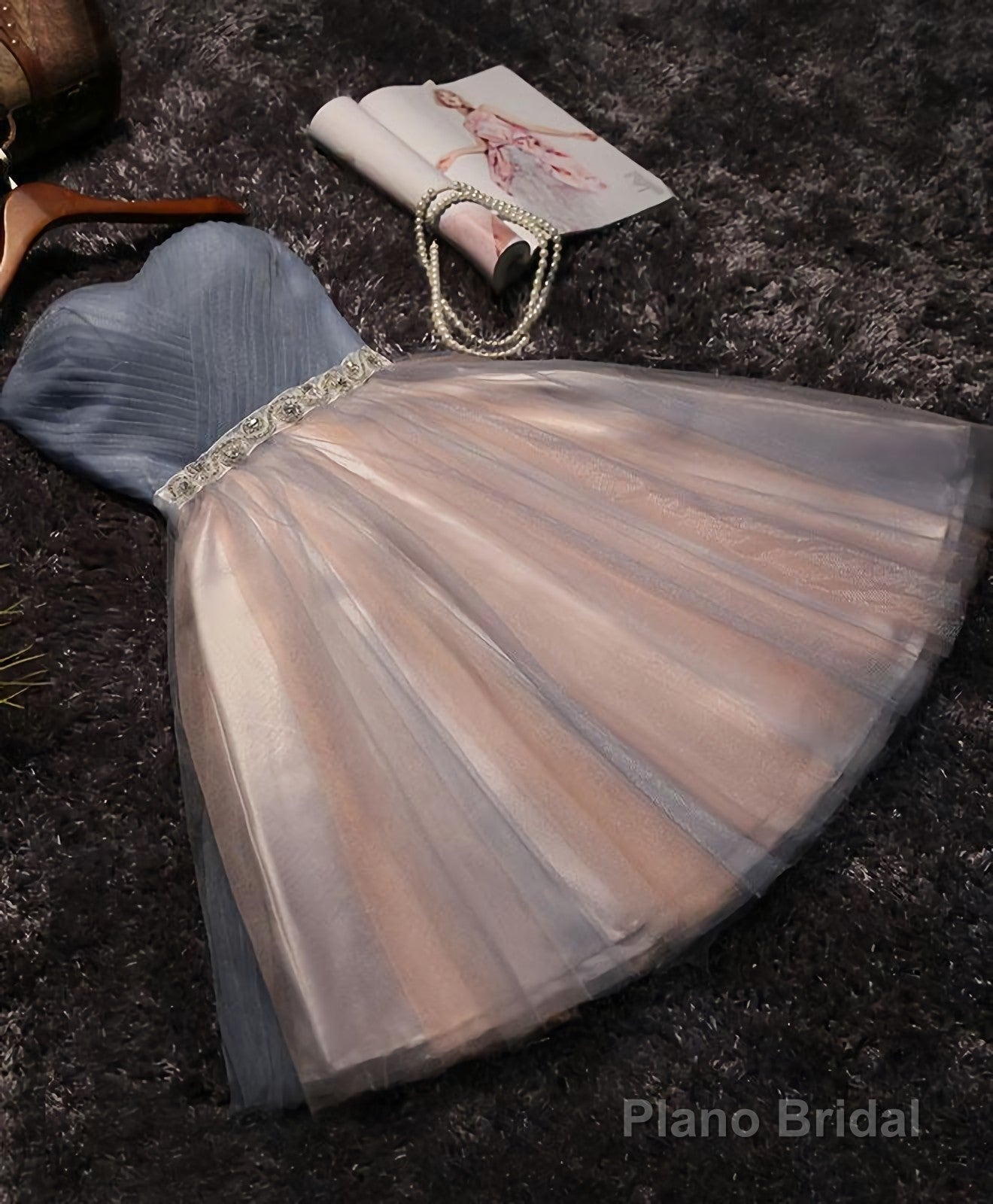 Cute A Line Sweetheart Neck Short Prom Dress, Homecoming Dresses Main image