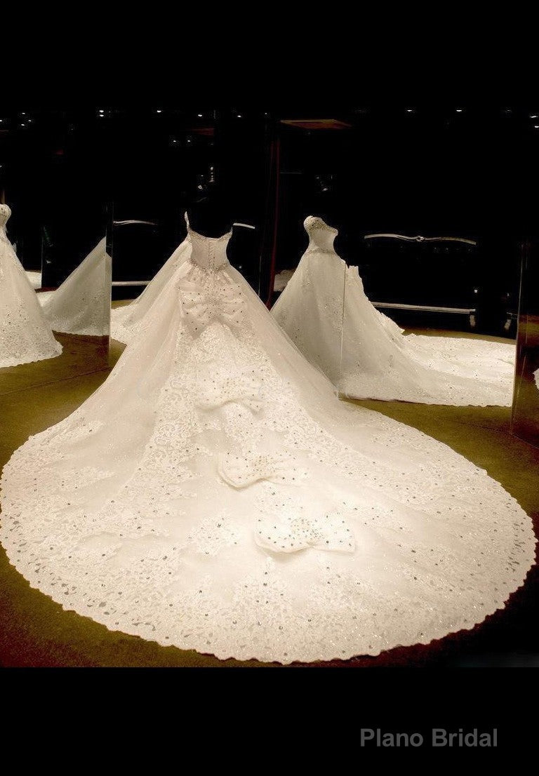 Tulle Chapel Train Ball Dresses Secondary image