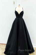 Satin Empire Formal Prom Dresses Lace Up Back