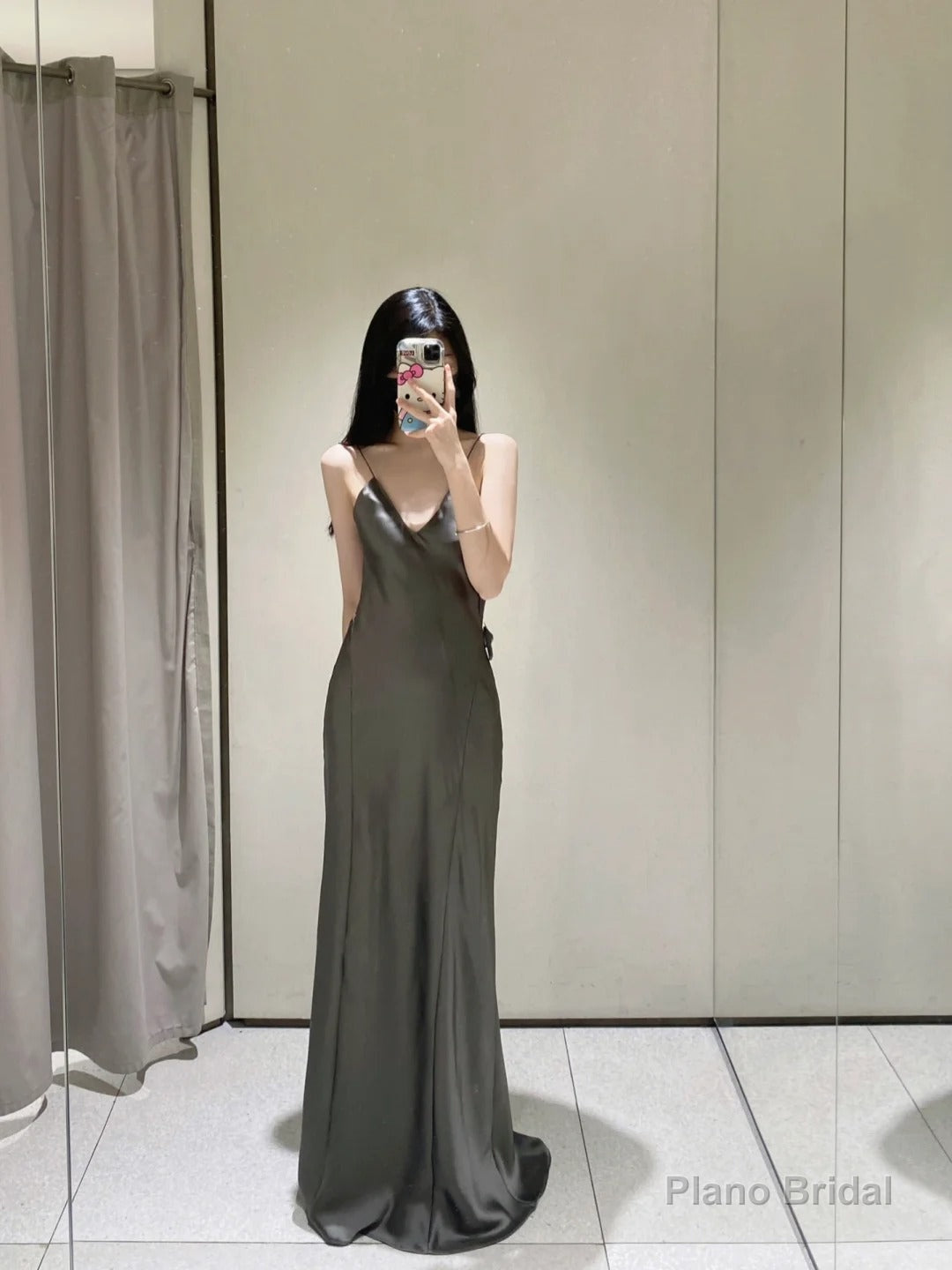 Satin Prom Dress Long Beautiful Prom Dresses For Girl, Y2K Outfits Dress Stores Near Me Main image