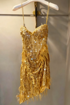 Sequin Formal Prom Dresses, Sheath Short Formal Prom Dresses