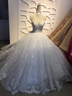 Sequin Sparkly Off The Shoulder Ball Gown Wedding/Formal Prom Dresses