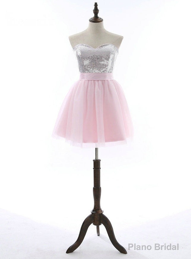 Sequins Mini Dresses for Graduation Cheap Homecoming Dresses