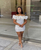 Sexy 17Th Birthday Dresses White Off The Shoulder Birthday Outfits