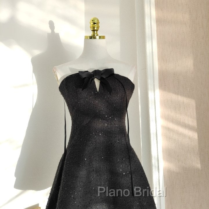 Sexy A Line Halter Black Holiday Dresses Travel Vacation Dresses Short Birthday Dresses