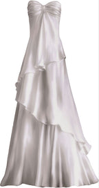 Sexy A Line Sweetheart Party Dresses White Long Formal Prom Dresses