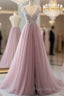 Sexy Backless Formal Prom Dresses V Neckline, Formal Dresses, Formal Dresses, Graduation School Party Dance Dresses