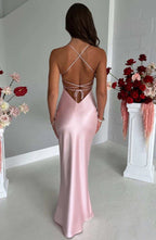 Sexy Birthday Dresses Pink Halter Formal Prom Dresses Birthday Outfits