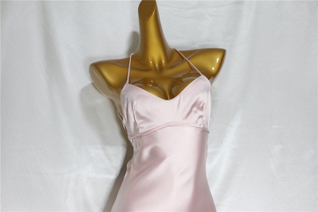 Sexy Birthday Dresses Pink Halter Formal Prom Dresses Birthday Outfits