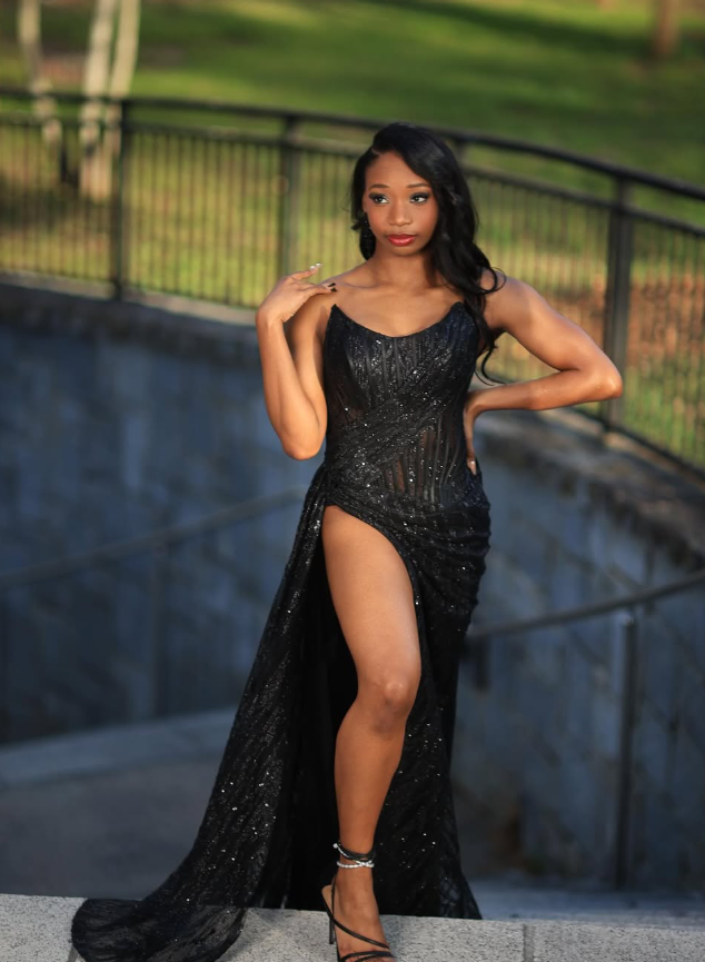 Sexy Black Lace Sequin Slit Long Formal Prom Dresses Mermaid Formal Evening Dresses