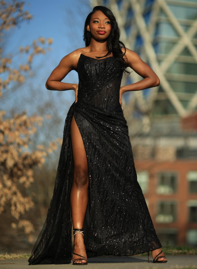 Sexy Black Lace Sequin Slit Long Formal Prom Dresses Mermaid Formal Evening Dresses