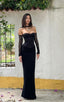 Sexy Black Mermaid Long Formal Prom Dresses