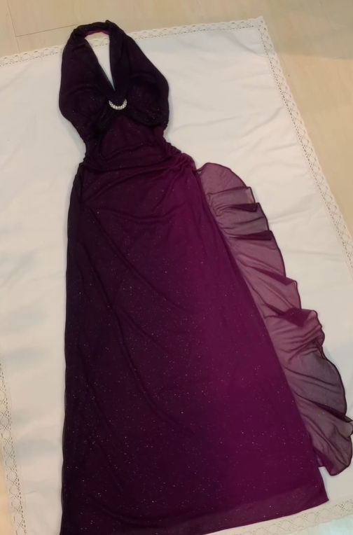 Sexy Halter Ombre Green Chiffon Backless Long Formal Prom Dresses Formal Evening Dresses