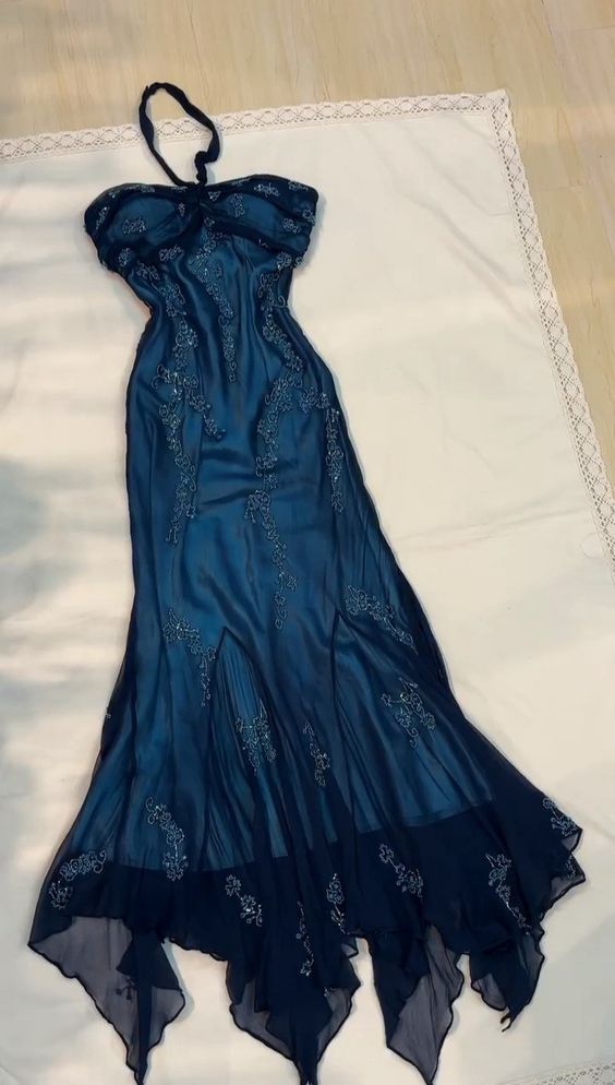 Sexy Halter Long Prom Party Dress Evening Gown
