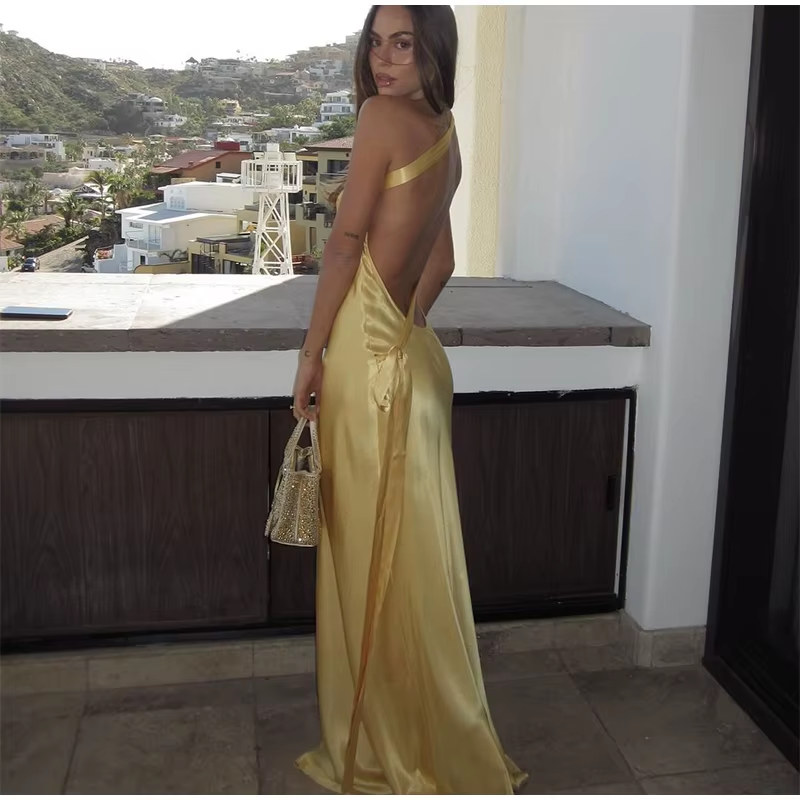 Sexy Mermaid Sleeveless Floor Length Long Formal Evening Dresses Formal Prom Dresses