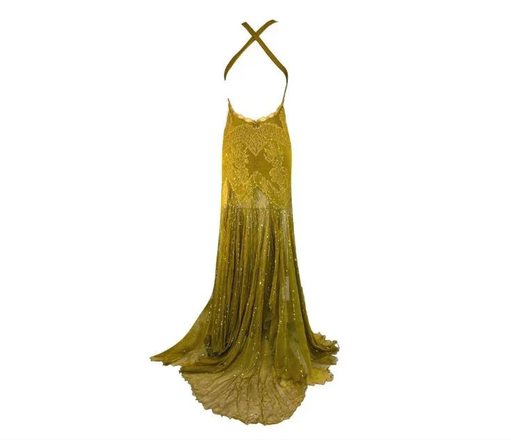 Sexy Mermaid Spaghetti Straps Lace Formal Prom Dresses 21Th Birthday Outfit