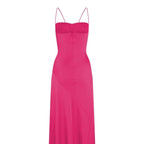 Sexy Mermaid Straps Lilac Slit Long Formal Prom Dresses