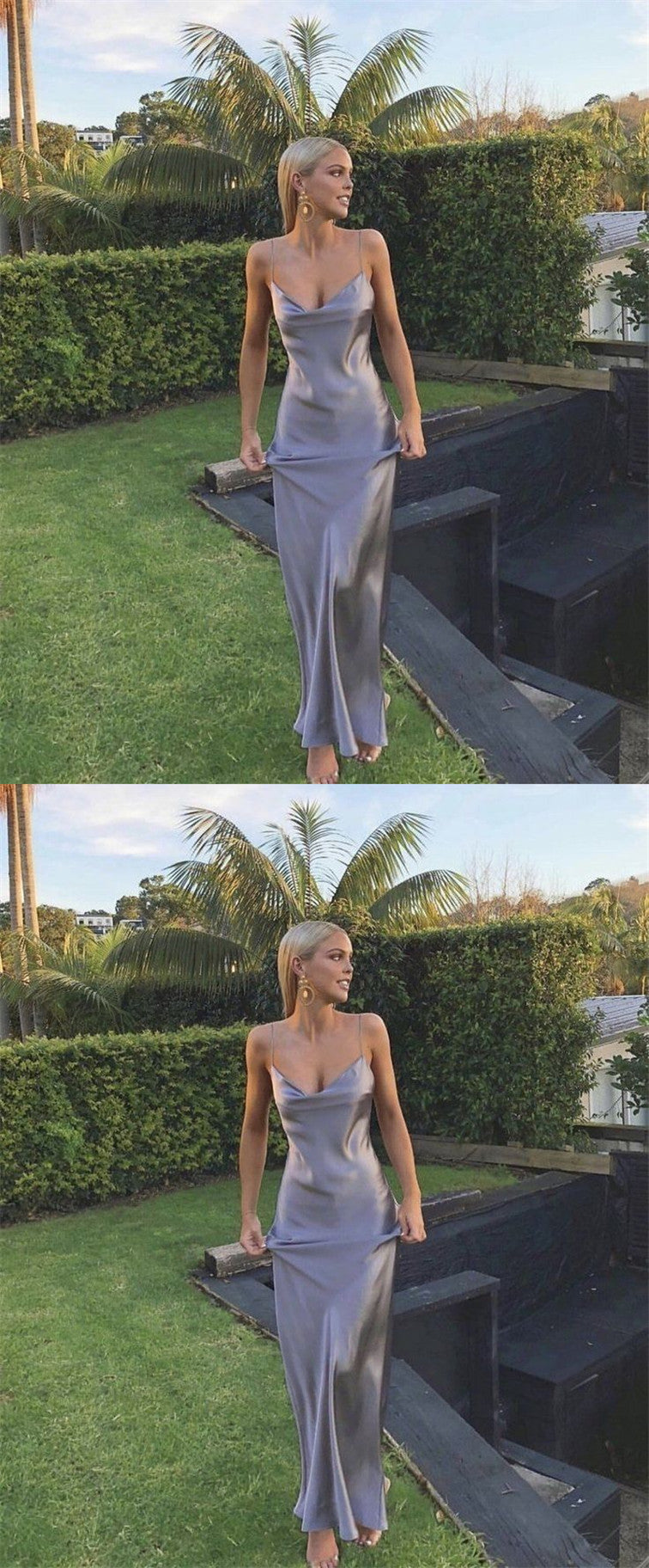 Sexy Formal Prom Dresses Sheath Long Formal Evening Dresses Spaghetti Straps Long Formal Prom Dresses