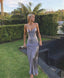 Sexy Formal Prom Dresses Sheath Long Formal Evening Dresses Spaghetti Straps Long Formal Prom Dresses