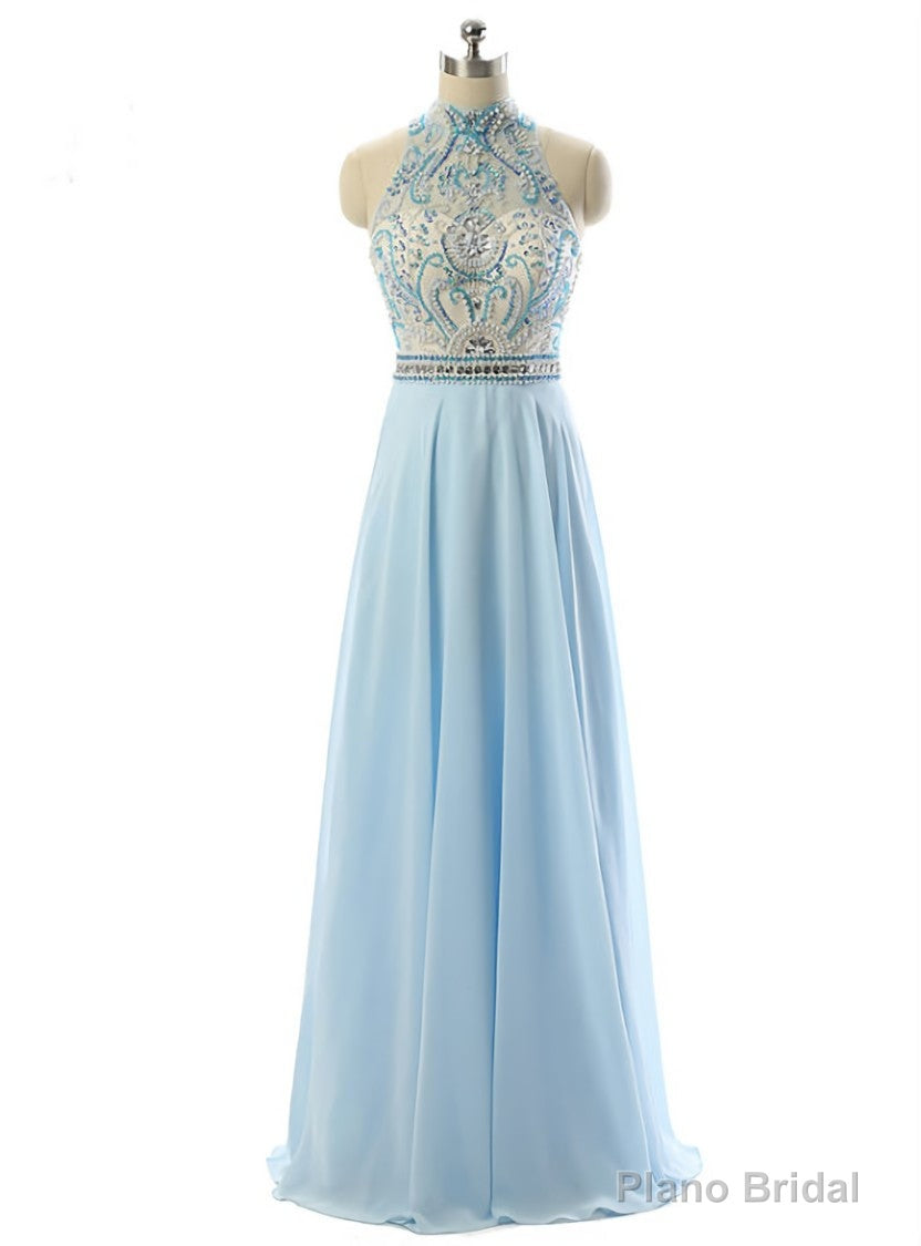 Sexy Prom Dresses Sleeveless Party Prom Dresses Open-Back Prom Dresses Main image