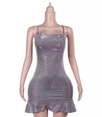 Sexy Sheath Halter Sequin Tight Grape Formal Homecoming Dresses 8Th Grad Dance Graduation Dresses Short Birthday Outfits Hoco Dresses