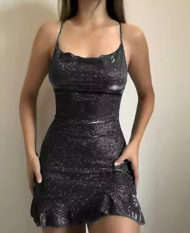 Sexy Sheath Halter Sequin Tight Grape Formal Homecoming Dresses 8Th Grad Dance Graduation Dresses Short Birthday Outfits Hoco Dresses