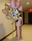 Sexy Sheath Strapless Pink Chiffon Short Summer Birthday Dress Hoco Dress Birthday Outfit 18Th Birthday Mini Party Dresses