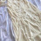 Sexy Sheath Straps Chiffon Champagne Long Formal Prom Dresses