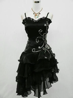 Sexy Sheath Straps Sleeveless Black Short Formal Prom Dresses