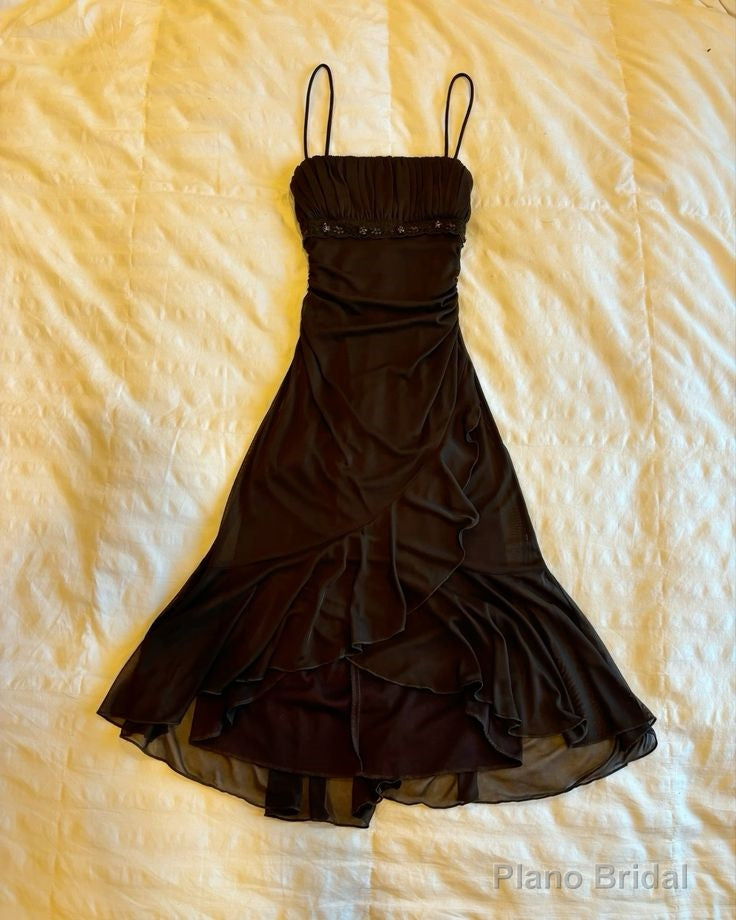 Sexy Spaghetti Straps Short Prom Homecoming Dresses Main image