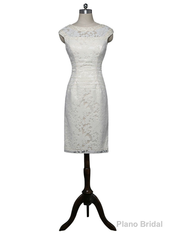 Sheath Cap Sleeves Knee Length Mother Of The Bride Dresses Main image