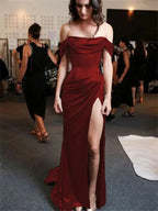 Sheath Prom Dresses Minimalist Dress Evening Party Dress Sleeveless Prom Dress