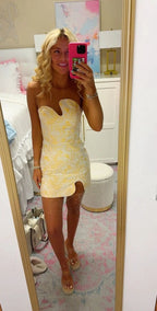 Sheath Short Party Dresses Cocktail Dresses Homecoming Dresses
