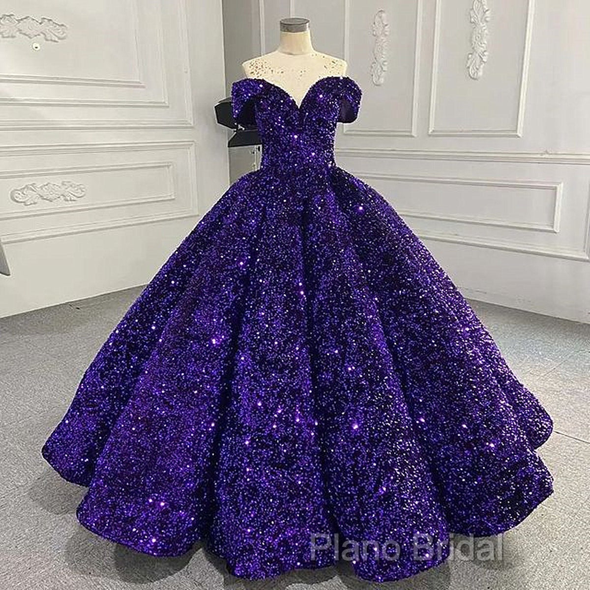 Shiny Off The Shoulder Burgundy Purple Long Formal Prom Dresses, Wine Red Purple Formal Dresses