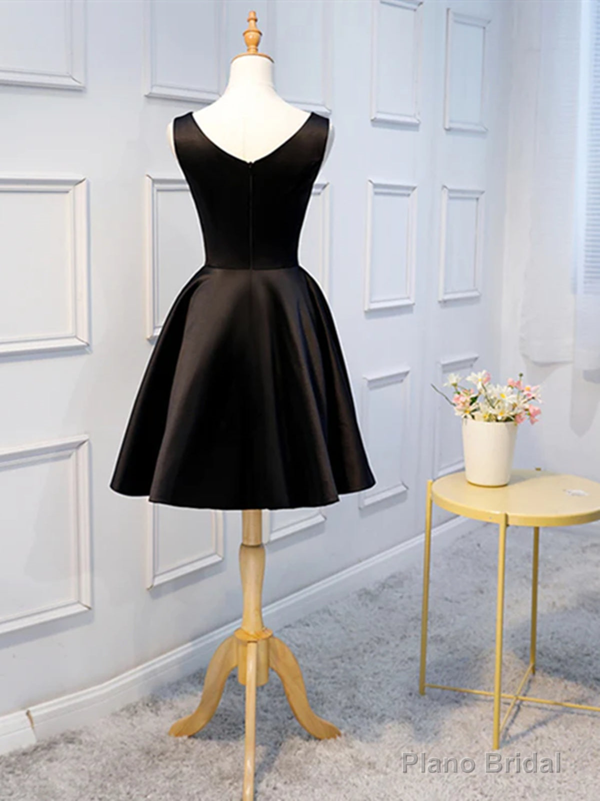 Short Black Prom Dresses, Black Short Formal Homecoming Dresses Secondary image