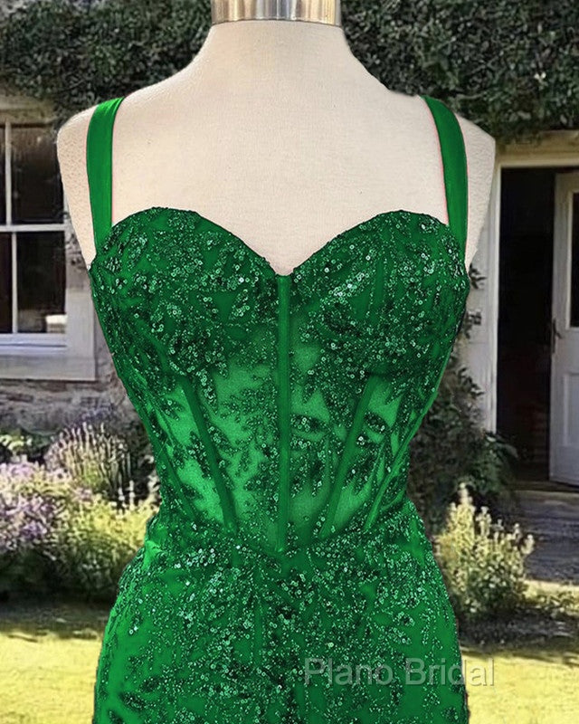 Short Green Sequin Pattern Homecoming Dresses Secondary image