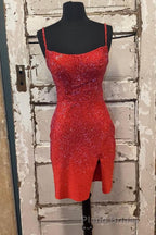 Short Tight Yellow Homecoming Dresses,Crystal Beaded Semi Prom Dresses