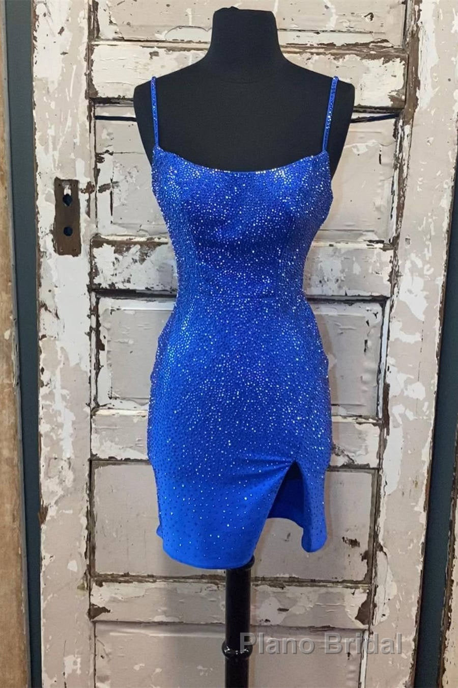 Short Tight Yellow Homecoming Dresses with Lace Up Secondary image