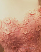 Short Tulle Homecoming Dresses Lace Embroidery Off The Shoulder