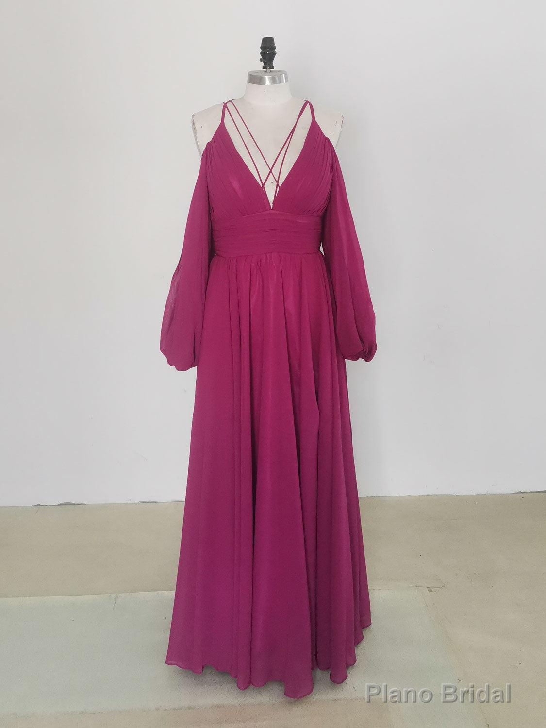 Simple A line  Black Long Prom Dress, Black Evening Graduation Dresses