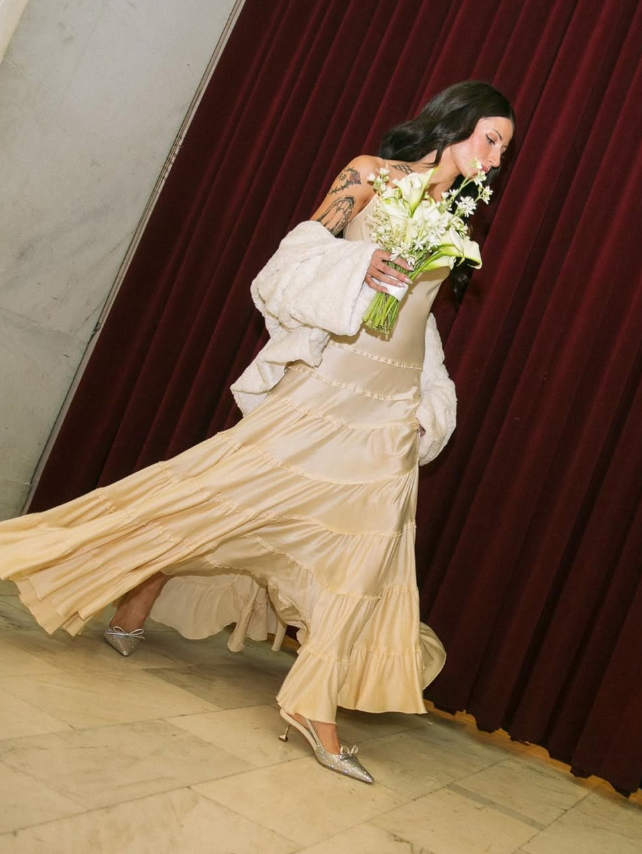 Simple A Line Spaghetti Strap Light Champagne Satin Formal Evening Dresses Party Dresses