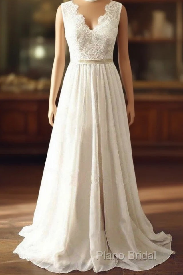 Simple Beach Wedding Dresses Chiffon Fabric, Dresses For Wedding, Bridal Gown ,Bride Dresses, Dresses For Brides