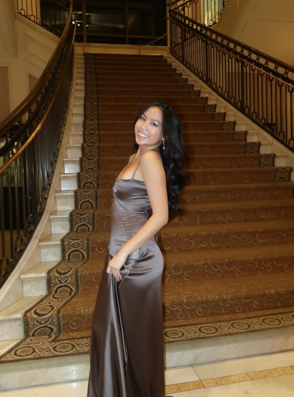 Simple Brown Spaghetti Straps A Line Formal Prom Dresses Party Dresses