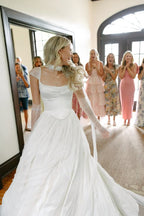 Simple Classic White A Line Strap Satin Tulle Long Formal Prom Dresses Wedding Dresses