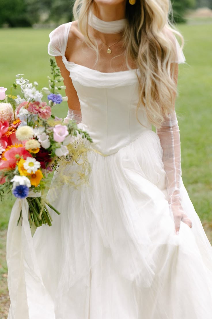 Simple Classic White A Line Strap Satin Tulle Long Formal Prom Dresses Wedding Dresses