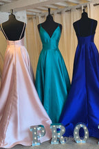 Simple Elegant Formal Prom Dresses , Formal Dresses, Dance Dresses, Graduation School Party Gown