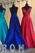 Simple Elegant Formal Prom Dresses , Formal Dresses, Dance Dresses, Graduation School Party Gown