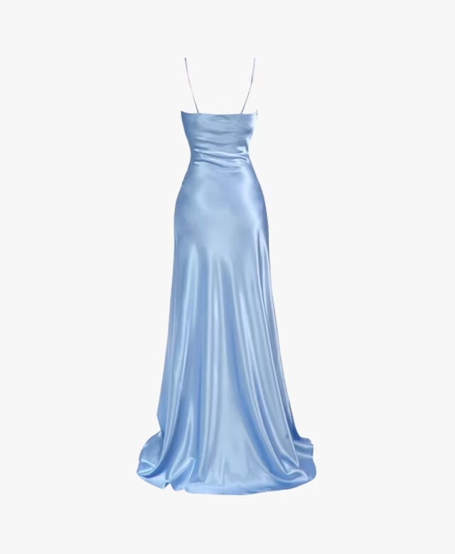 Simple Mermaid Floor Length Formal Prom Dresses With Slit 22Th Birthday Outfit Secondary image