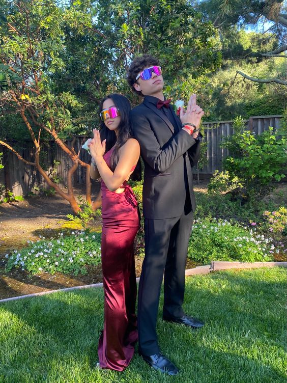 Simple Mermaid Long Burgundy Slit Formal Prom Dresses