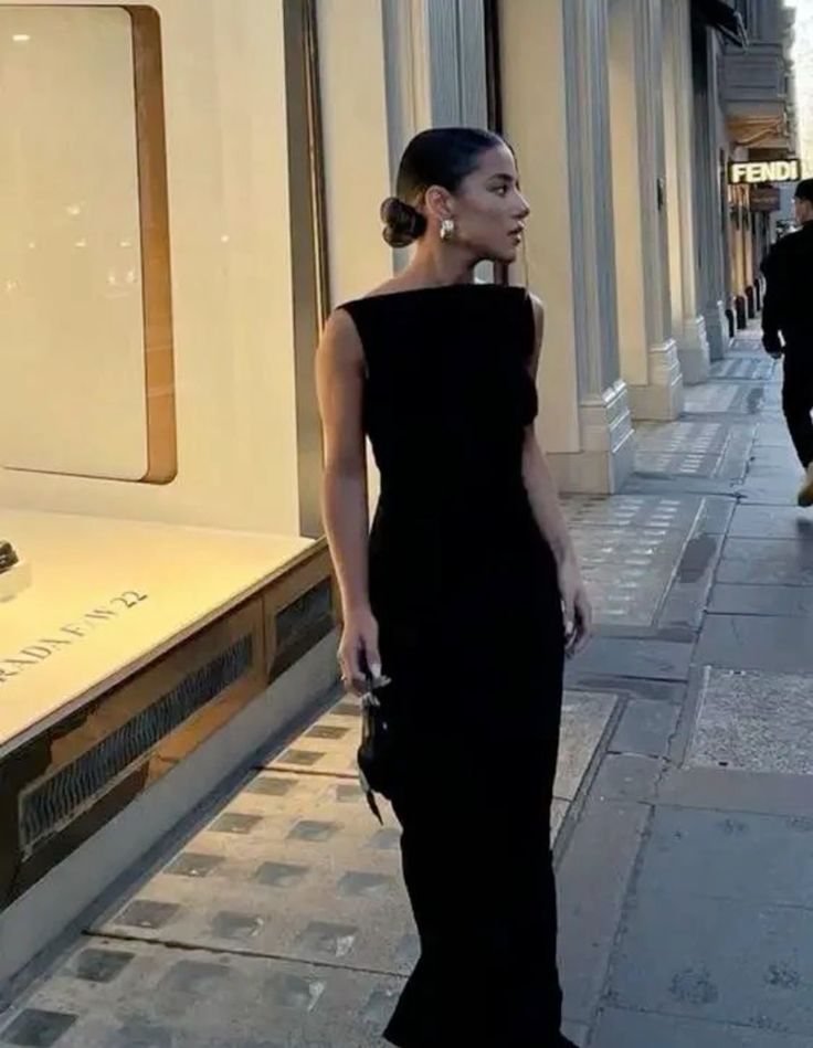 Simple Mermaid Straps Floor Length Sleeveless Black Formal Prom Dresses
